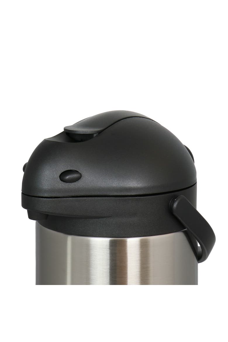 5.3 Quart Stainless Steel Vacuum Body Pump Cap Air Pot, Alternate, color, Grey