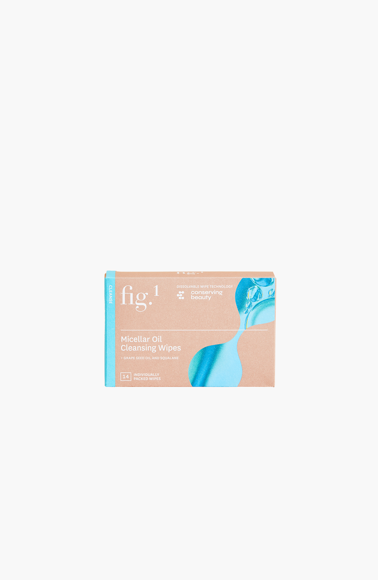 Fig.1 Beauty Micellar Oil Cleansing Wipes, Alternate, color, Blue