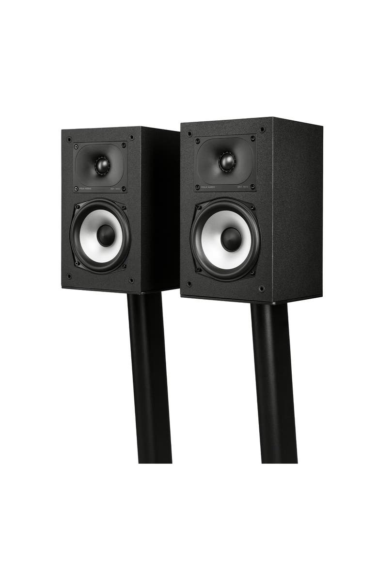 Polk Audio Monitor XT15 Compact High-Resolution Bookshelf Speakers - Pair, Alternate, color, Black