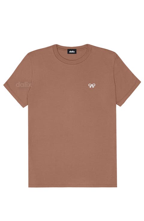 Womens Bow Jersey Tee