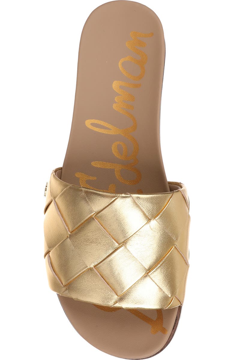 Sam Edelman Adaley Slide Sandal, Alternate, color, Dark Gold