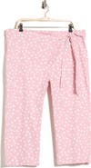 Renee C Sash Waist Capri Pants