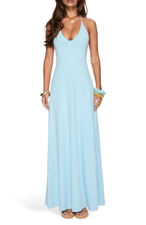 Palmas Halter Maxi Dress