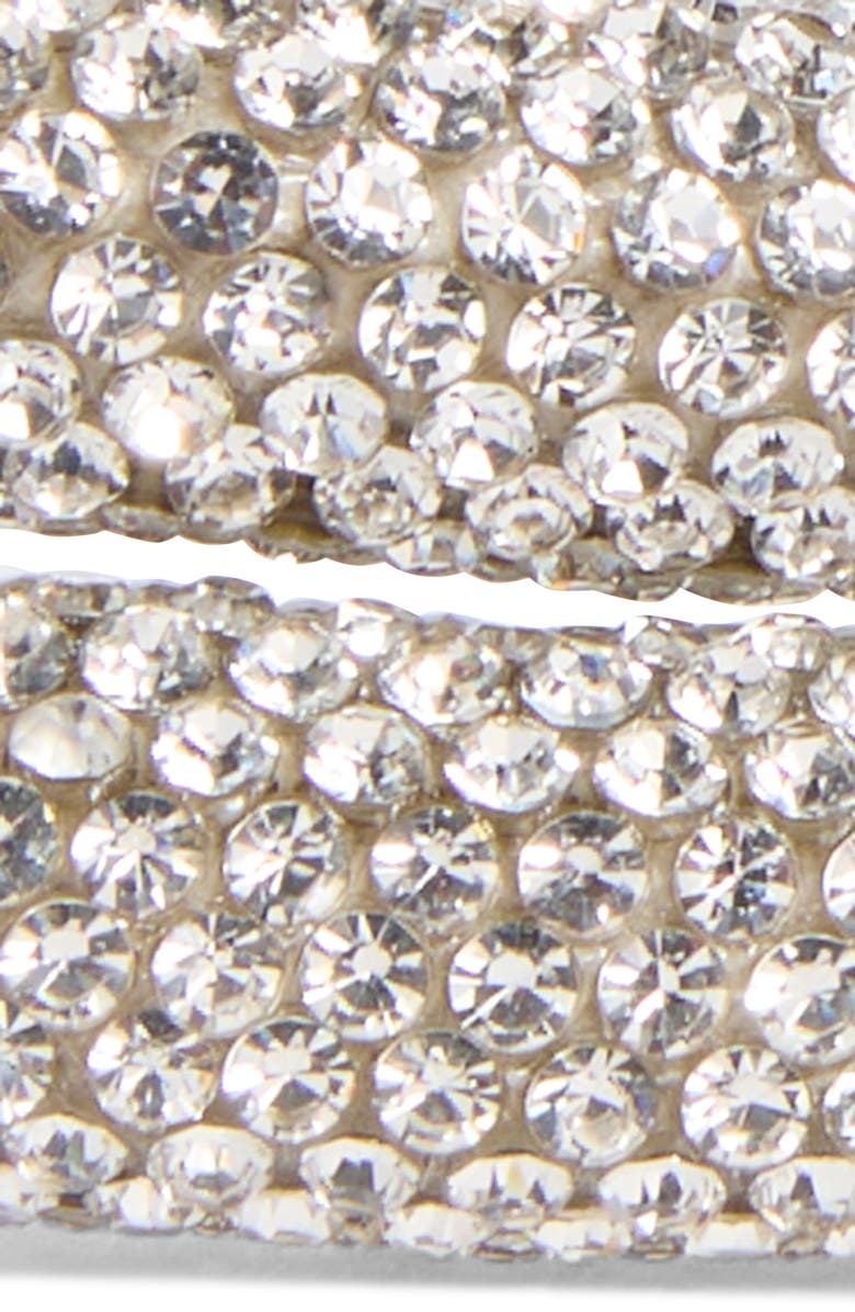 AREA STARS Shine Crystal Stone Adjustable Belt, Alternate, color, Silver