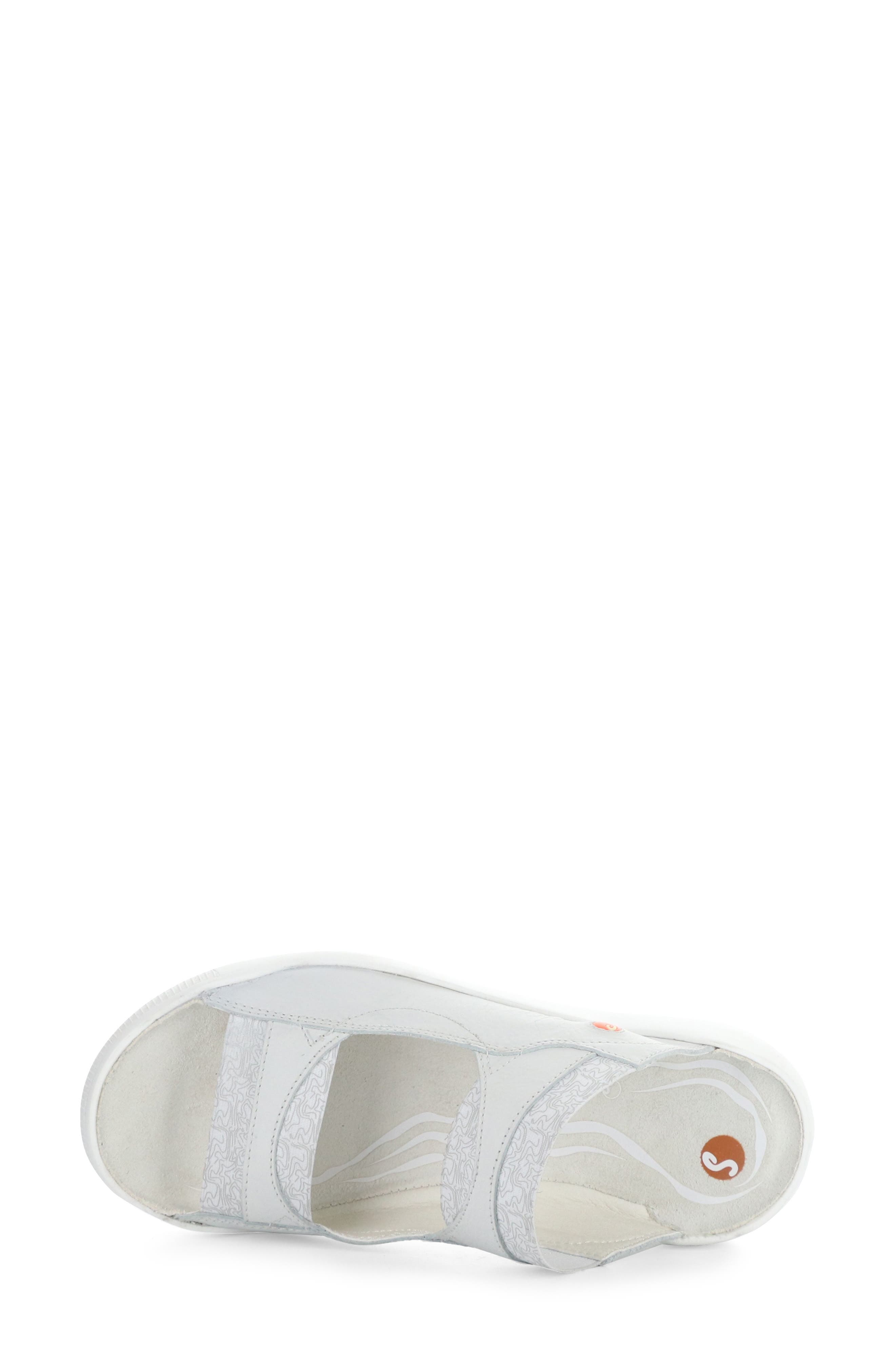 Fly London Welm Sport Sandal, Alternate, color, White Smooth Leather