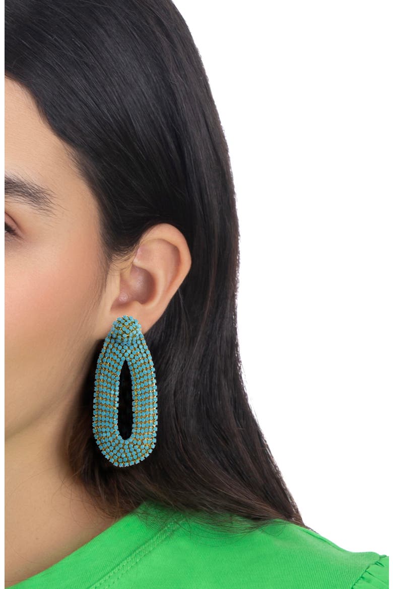 Bianca Earrings, Alternate, color, TURQUOISE
