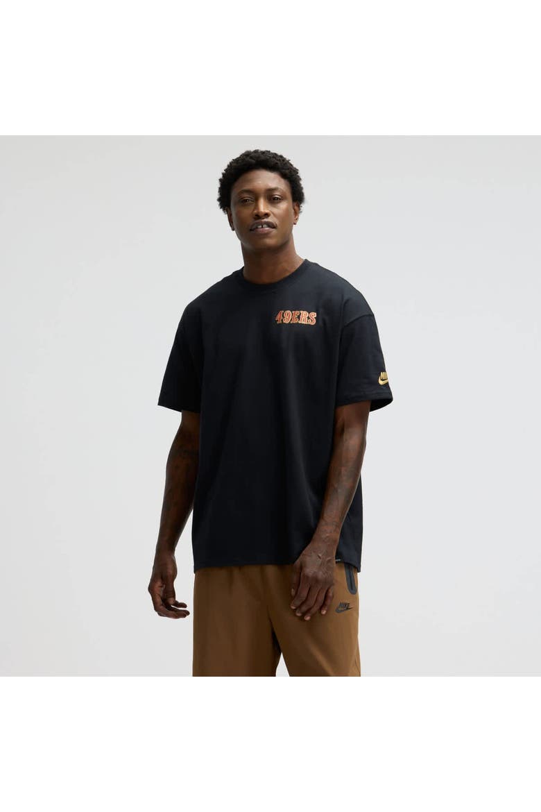 Men's Nike Black San Francisco 49ers 2025 Rivalries Collection Essential Max90 T-Shirt, Main, color, Black