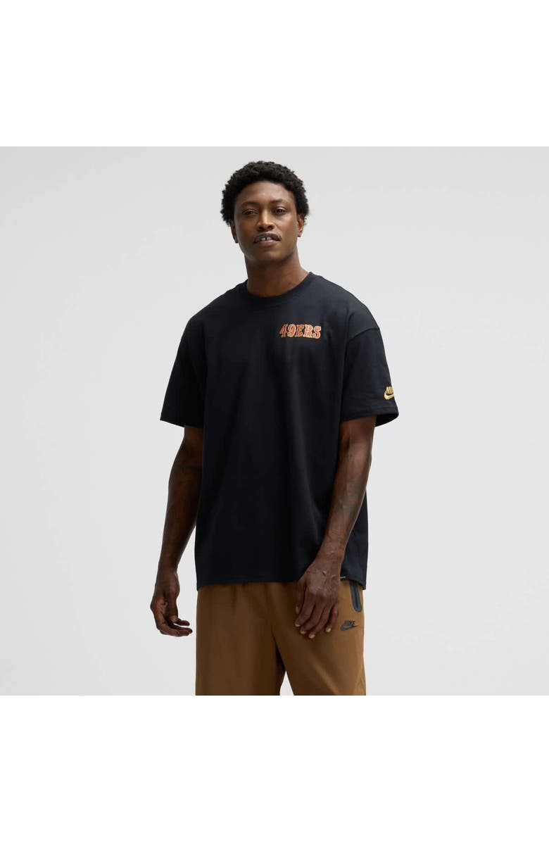 Nike Men's Nike Black San Francisco 49ers 2025 Rivalries Collection Essential Max90 T-Shirt, Main, color, Black