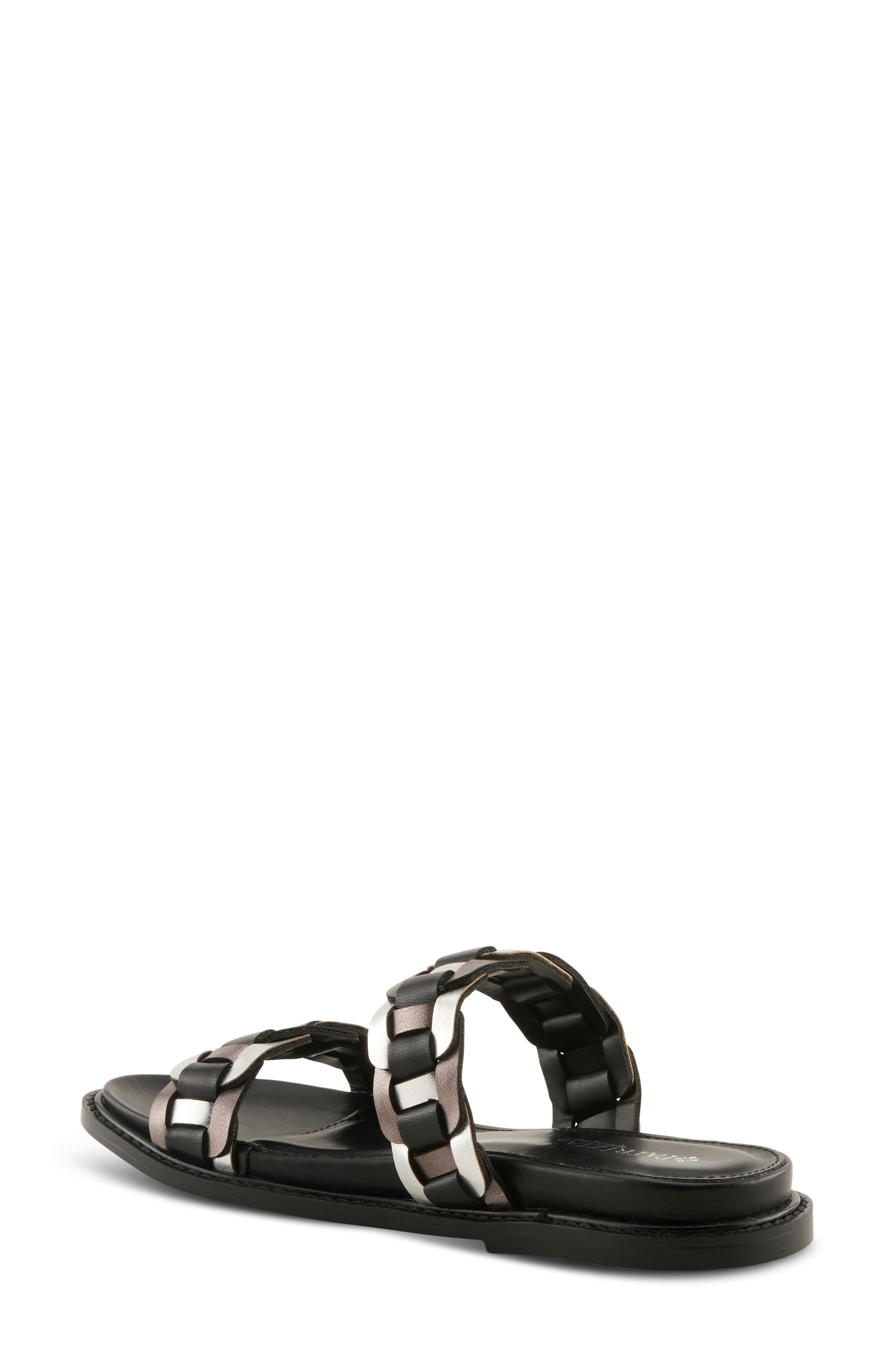 Lynx Slide Sandal, Alternate, color, BLACK MULTI