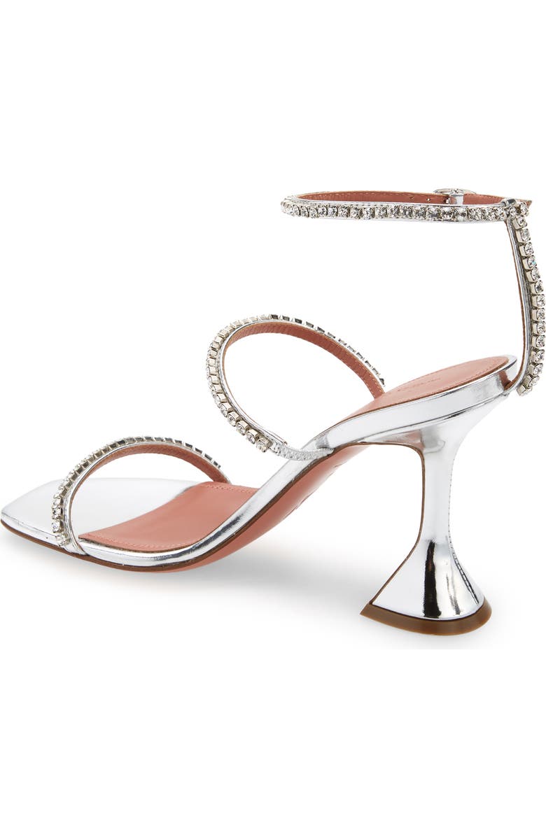 Amina Muaddi Gilda Crystal Strappy Sandal, Alternate, color,