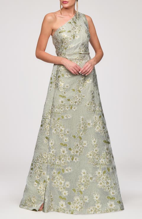 Gretchen One-Shoulder Gown