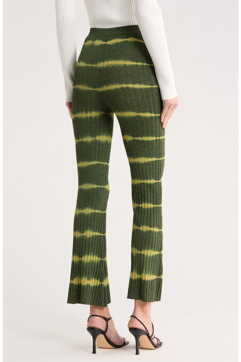 Prosper High Waist Flare Pants, Alternate, color, VERT BOUTEILLE