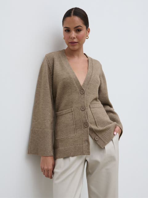 Autumn Chunky Cuff Knit Cardigan
