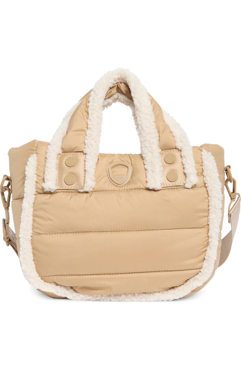 Pajar Valentina Mini Tote Bag, Main, color, Champagne