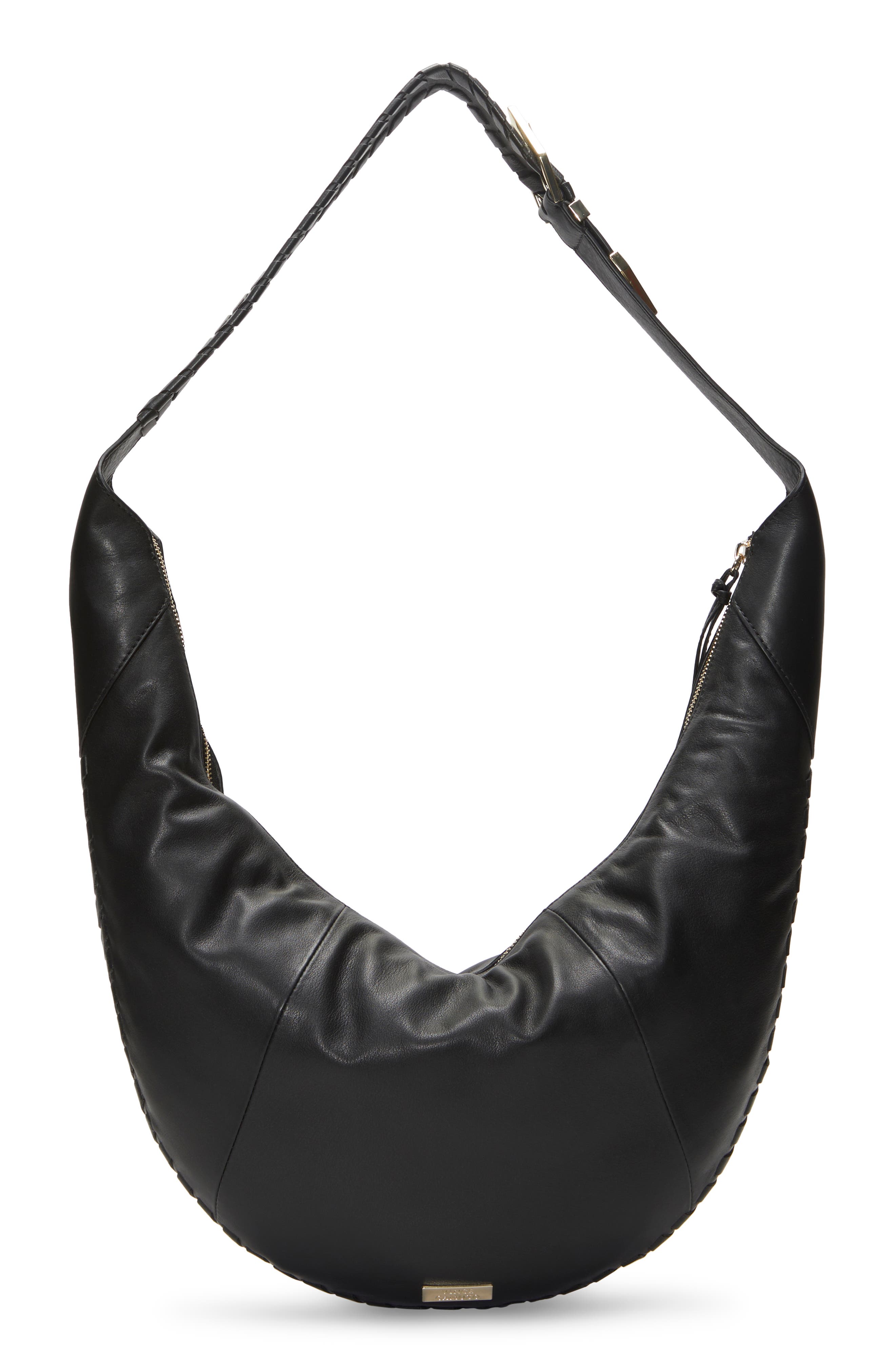 Vince Camuto Clarq Leather Shoulder Bag, Alternate, color, 