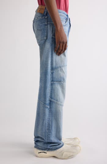 デニム・ジーパン BALENCIAGA BLUE COTTON BOOTCUT JEANS 0400020278195_BLUE?wid=600&hei