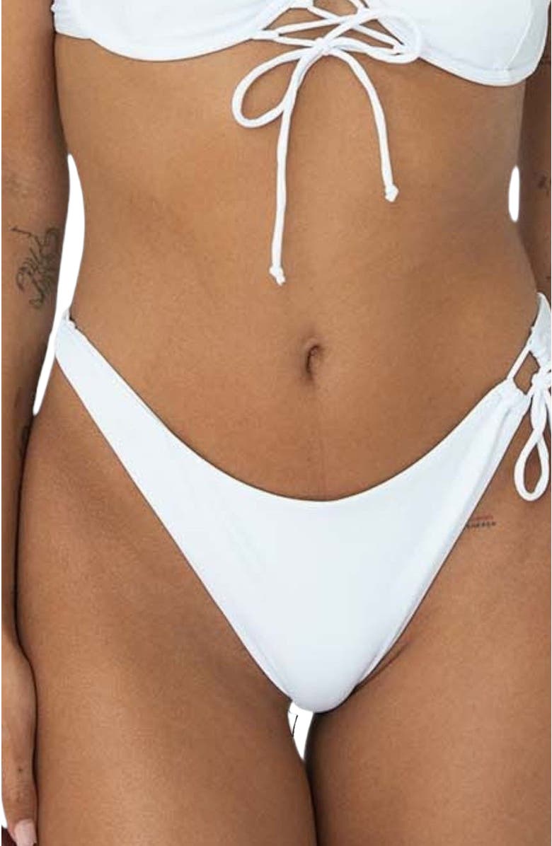 Bright Swimwear Alice Bottom, Alternate, color, White