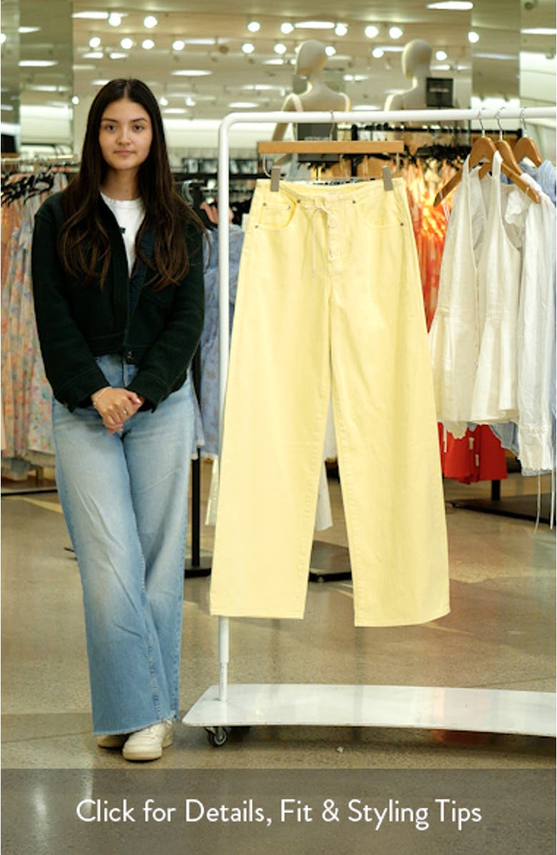 Madison Tie Waist Wide Leg Jeans, sales video thumbnail