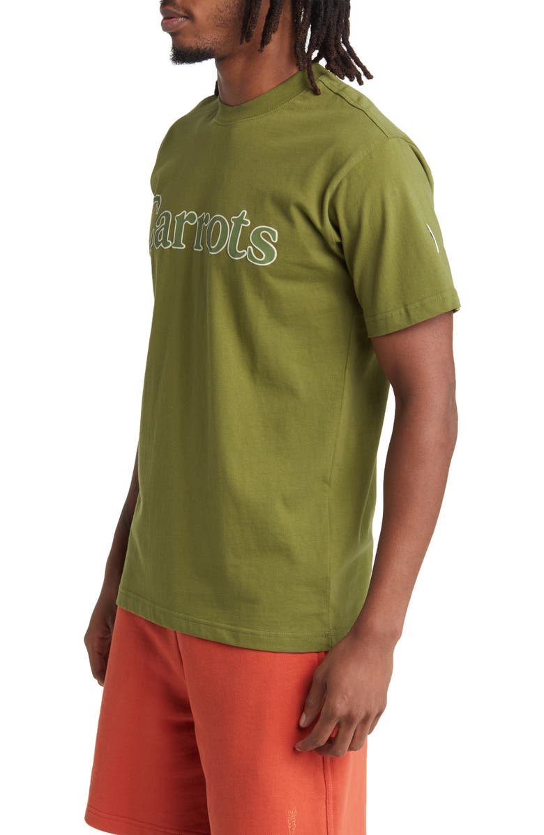 CARROTS BY ANWAR CARROTS Wordmark Cotton Logo Graphic T-Shirt, Alternate, color, 