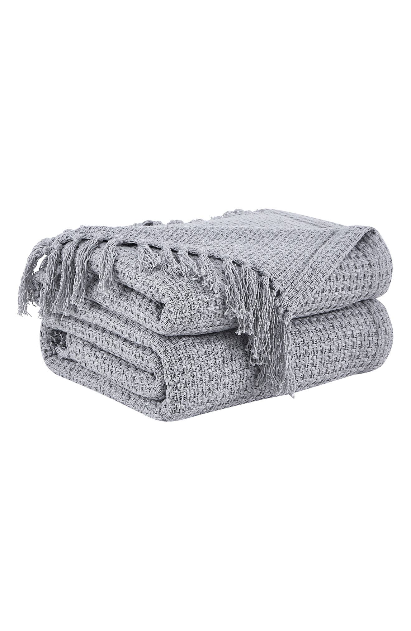 SOUTHSHORE FINE LINENS Ashmore Cotton Luxury Blanket