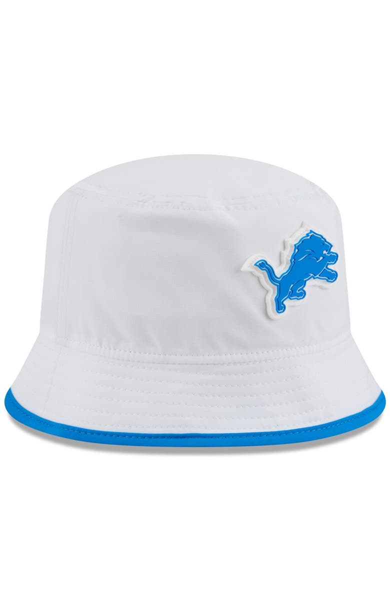 New Era Men
s New Era  White Detroit Lions 2025 NFL Training Camp Stretch Bucket Hat, Alternate, color, White