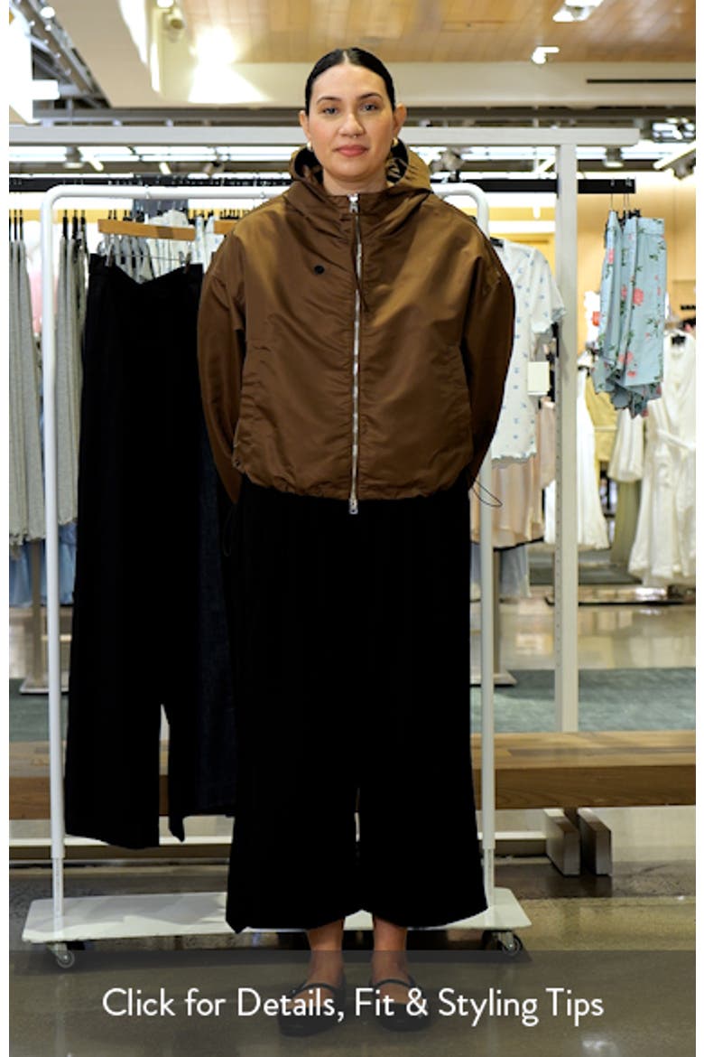 Crop Taffeta Windbreaker video