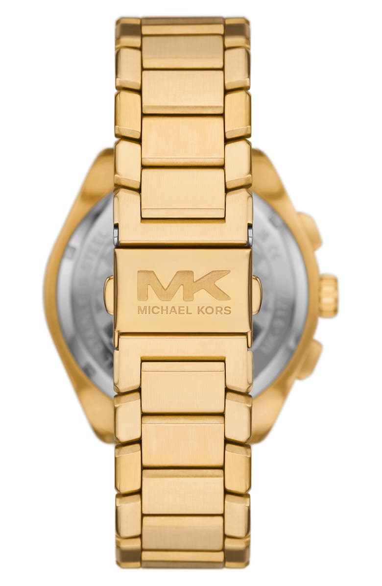 Michael Kors Accelerator 2.0 Chronograph Bracelet Watch, 44mm, Alternate, color, Gold