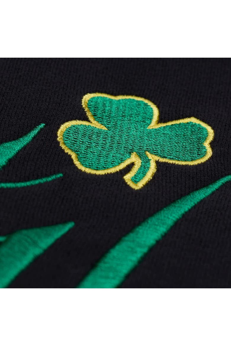 Women's Mitchell & Ness  Black Boston Celtics Hardwood Classics Script Lightweight Sweatshirt, Alternate, color, Black