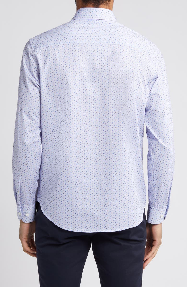 Bugatchi James OoohCotton<sup>®</sup> Scatter Print Button-Up Shirt, Alternate, color,