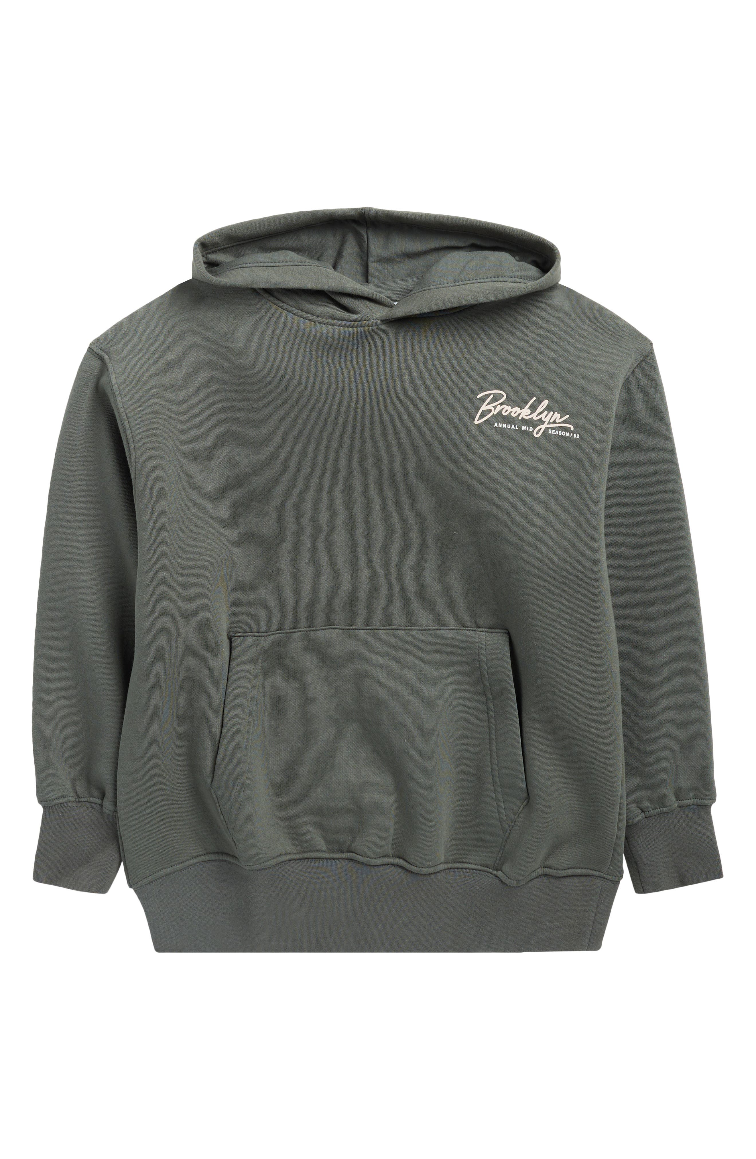 DENIM AND FLOWER Kids' Logo Pullover Hoodie