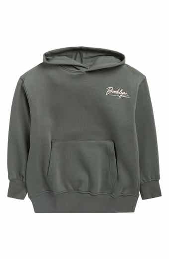 DENIM AND FLOWER Kids' Logo Pullover Hoodie