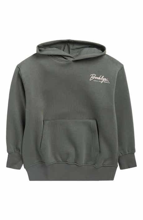 DENIM AND FLOWER Kids' Logo Pullover Hoodie