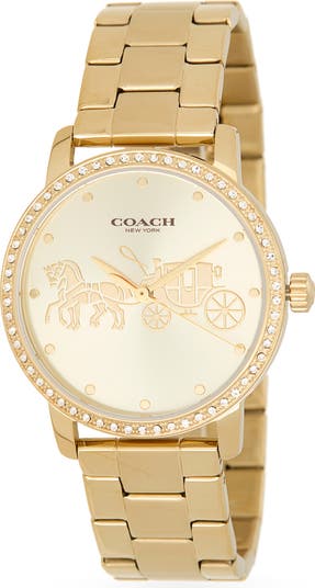 新品 COACH コーチ グランド GRAND ゴールド 14503942 COACH Grand Bracelet Watch, 36mm | Nordstromrack