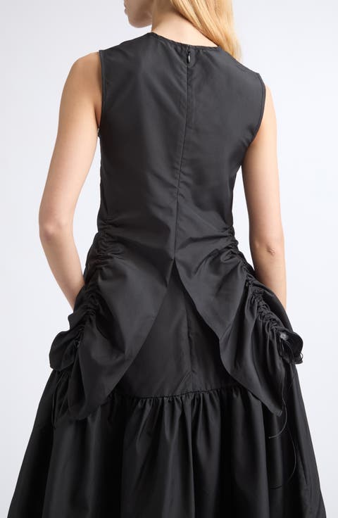 Unika Ruched Recycled Faille Top