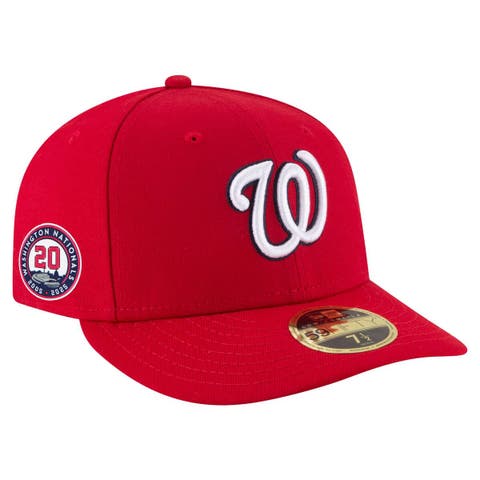Men's New Era  Red Washington Nationals 20th Anniversary Low Profile 59FIFTY Fitted Hat