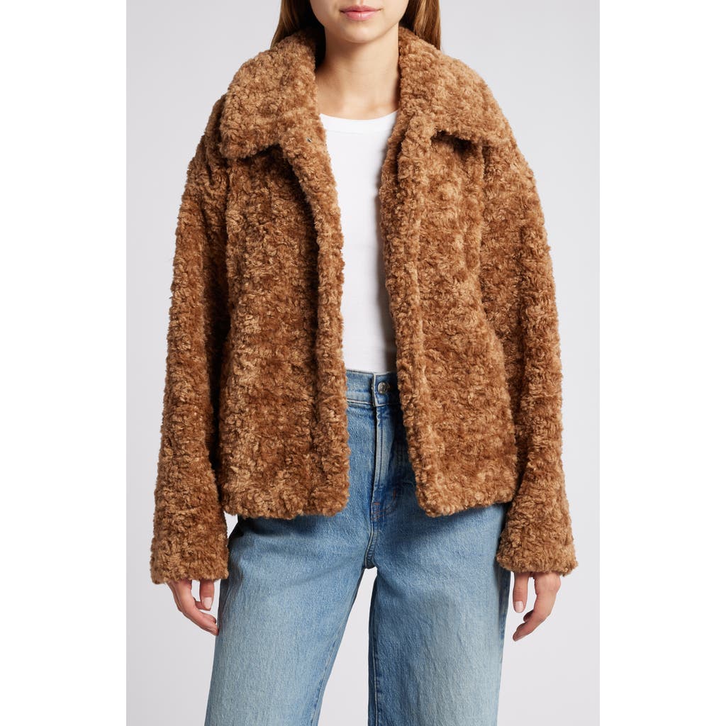 TREASURE & BOND TREASURE & BOND FAUX FUR JACKET