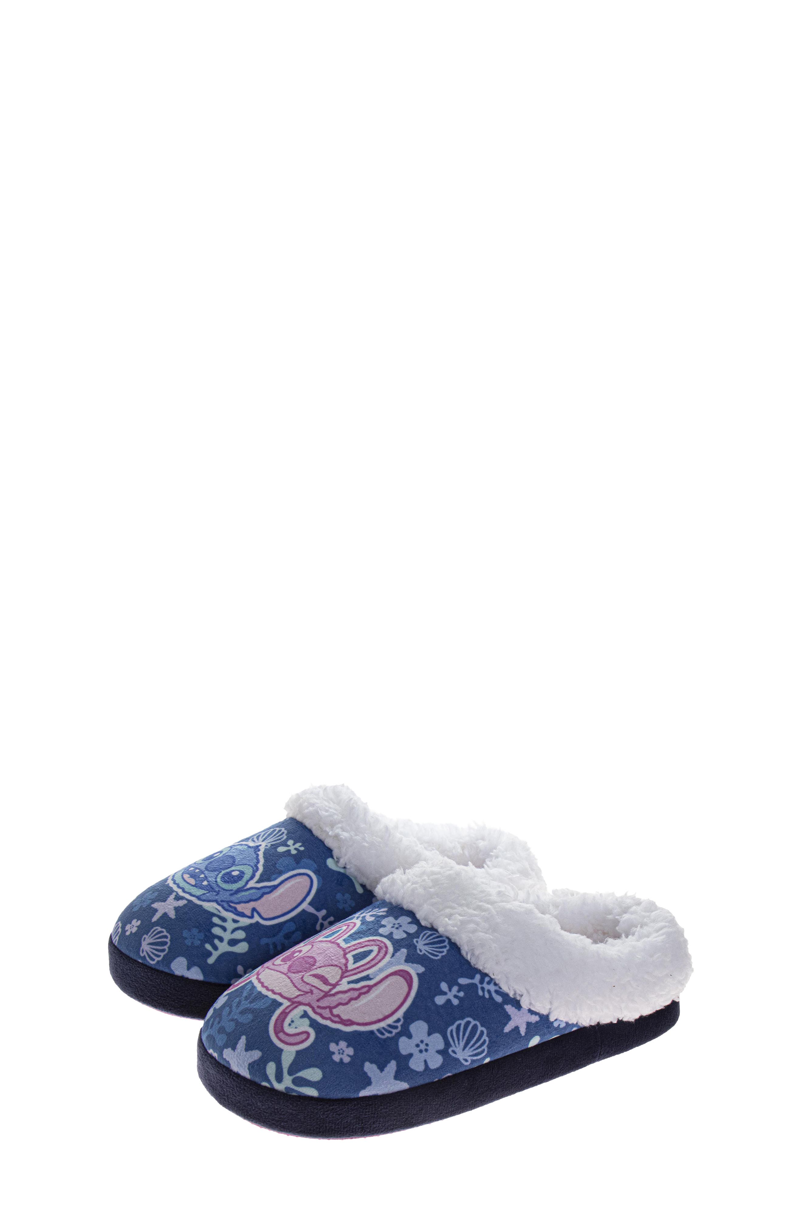 Kids' Lilo & Stitch Plush Slipper, Alternate, color, NAVY