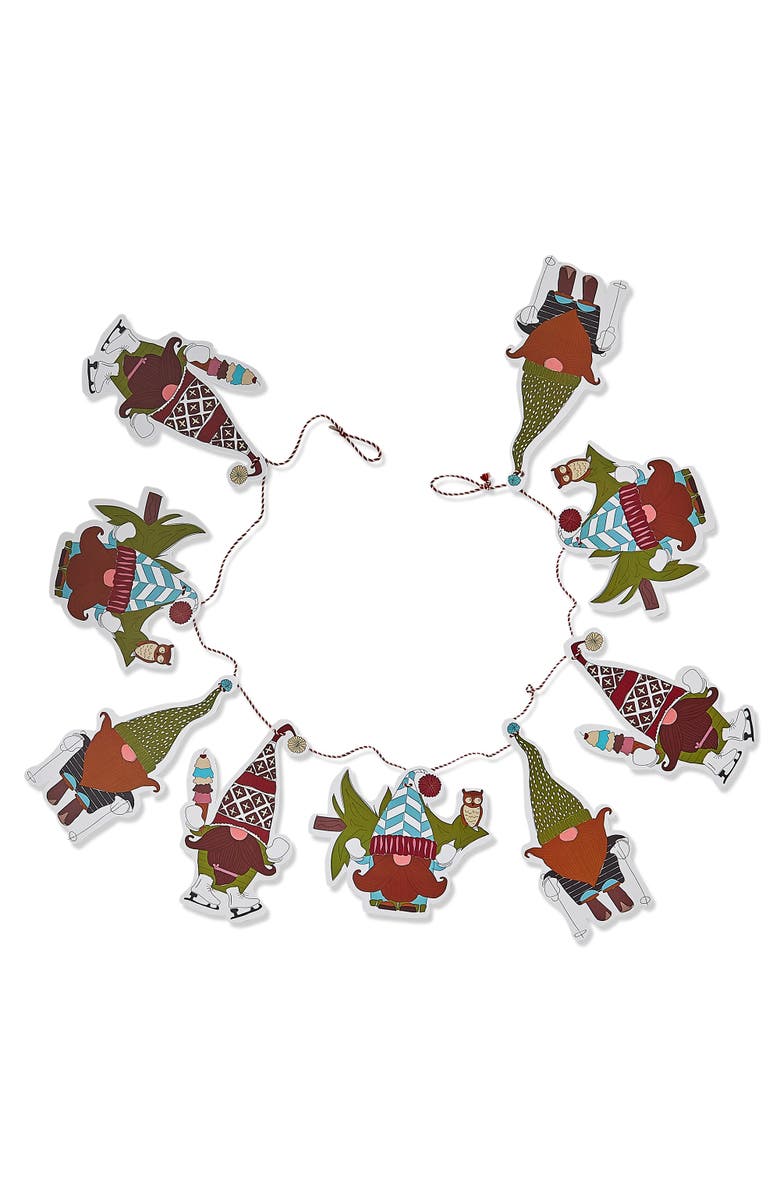 tag Gnomies Garland Decorative Wall Banners Holiday Decor, Main, color, Multicolored