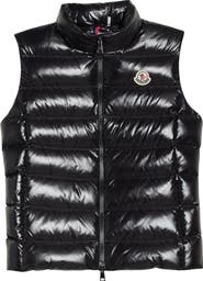 Moncler Ghany Nylon Laqué Down Puffer Vest