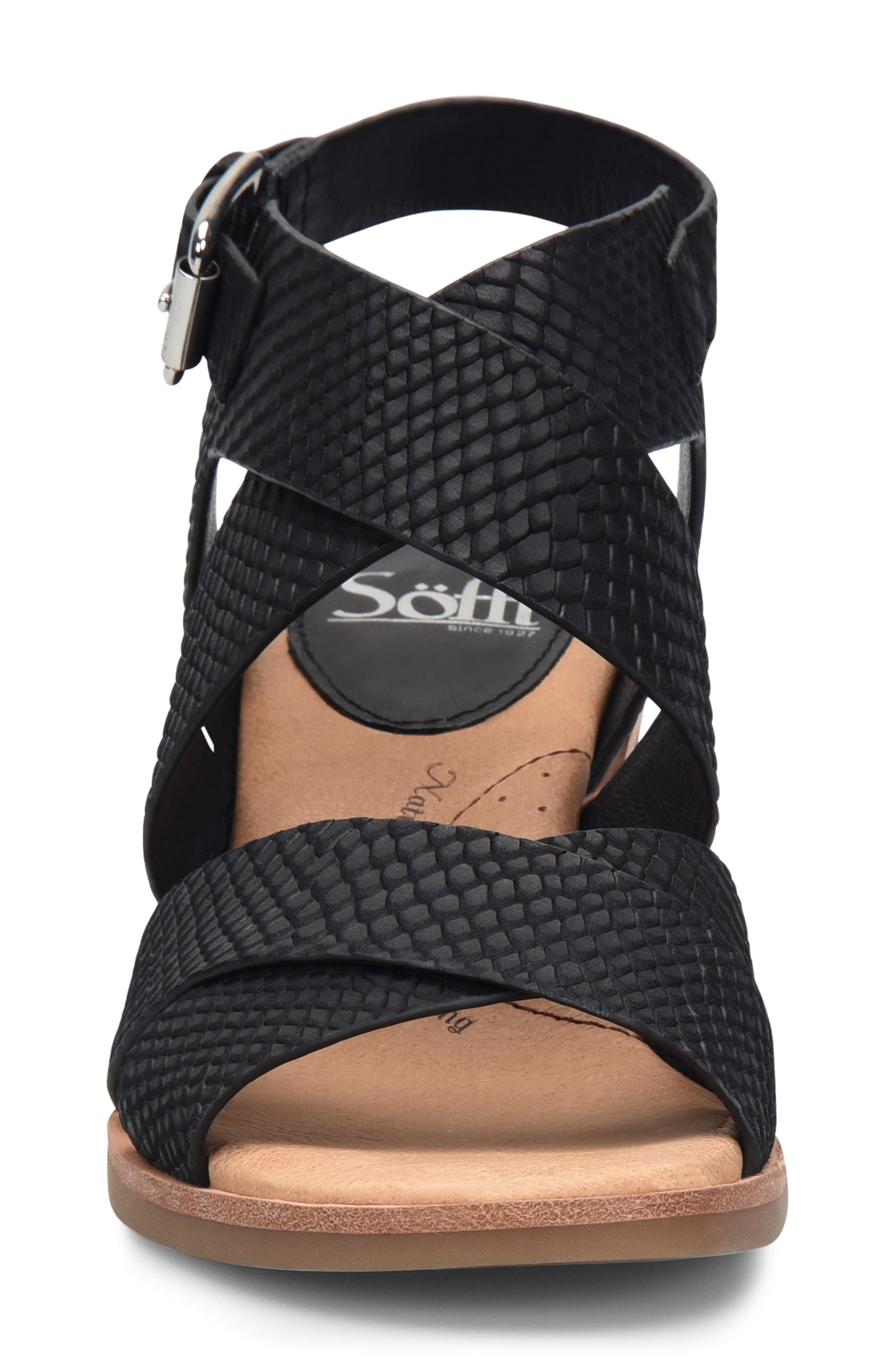 Söfft Pesha Ankle Strap Sandal, Alternate, color, 