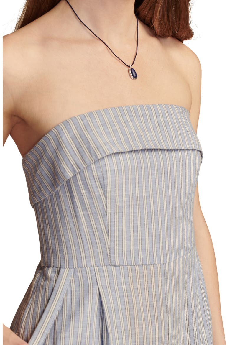 Stripe Cotton & Linen Jumpsuit, Alternate, color, BLUE JEWEL STRIPE