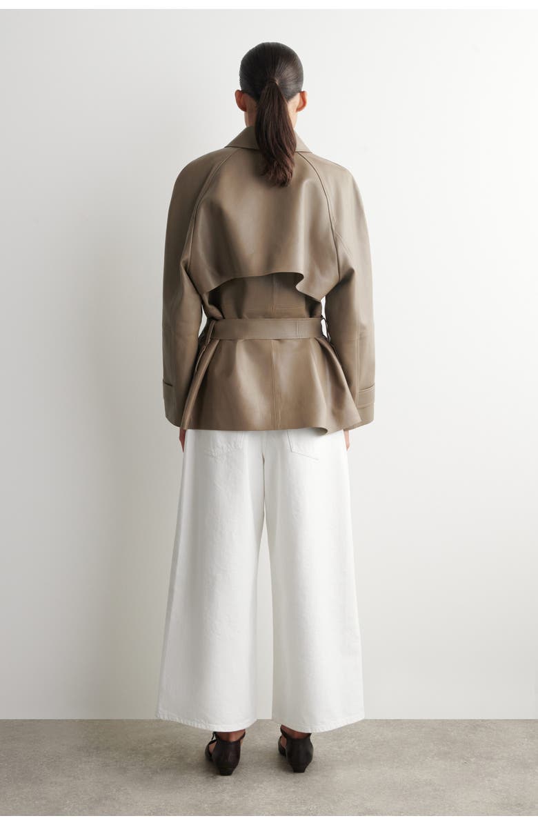 COS Denim Culottes, Alternate, color, White