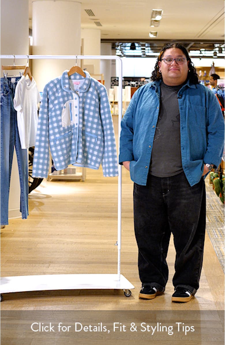 Gingham Grace Fleece Pullover, sales video thumbnail