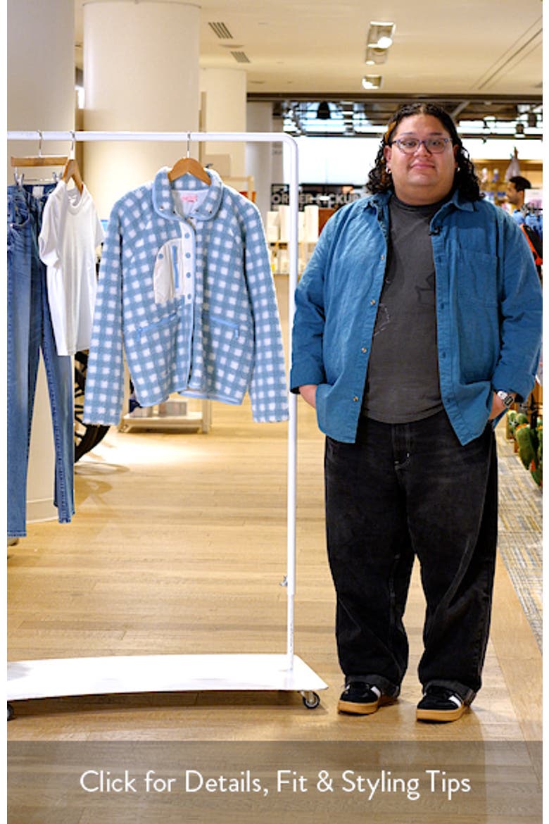 Gingham Grace Fleece Pullover video