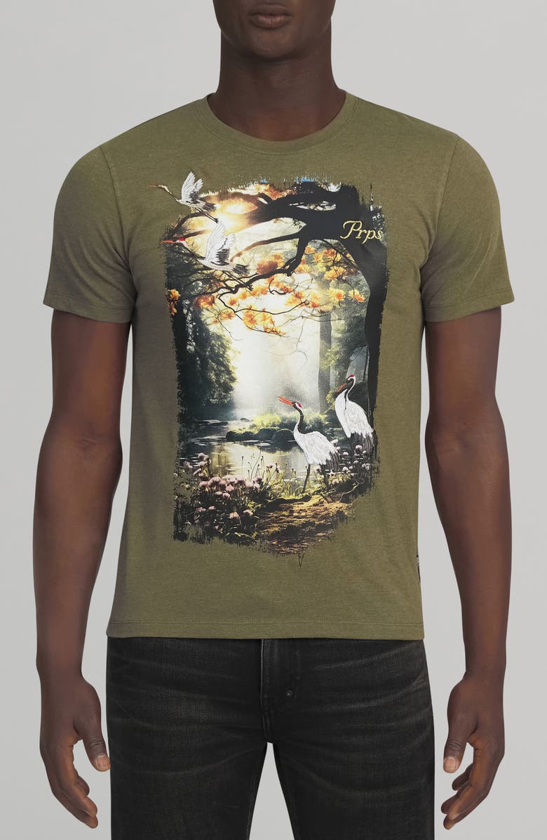 PRPS Mohawk Cotton Graphic T-Shirt, Main, color,