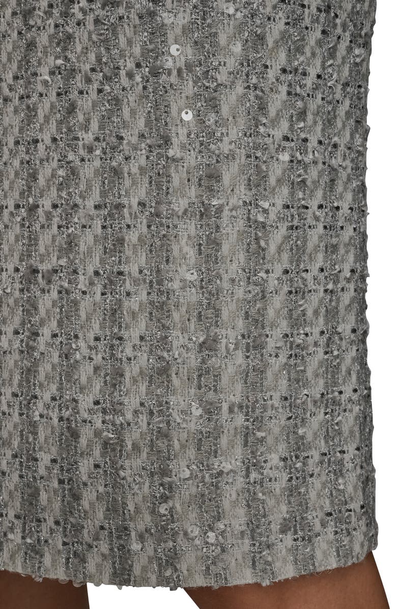 Donna Karan New York Sequin Pencil Skirt, Alternate, color, Light Vapor Multi