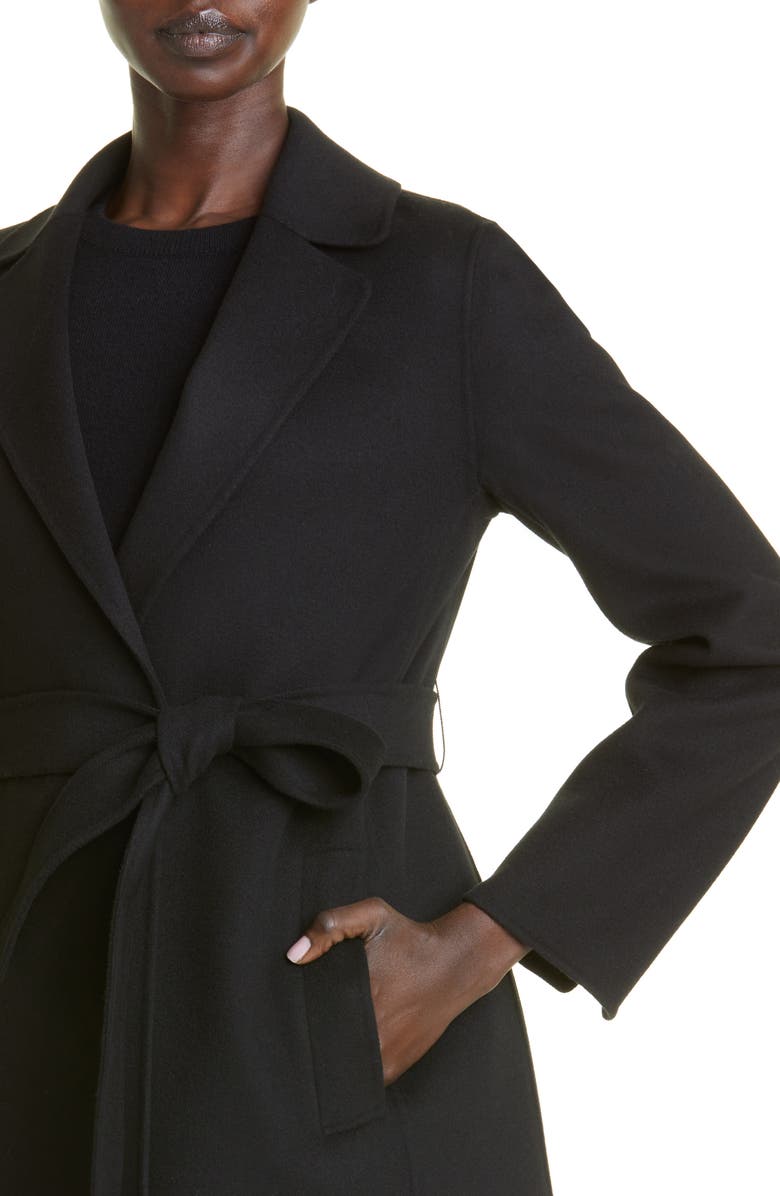 Max Mara Pauline Belted Virgin Wool Coat, Alternate, color,