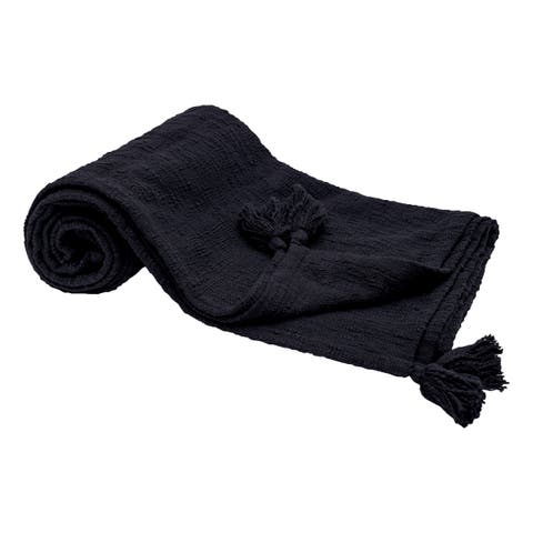 50" x 60" Devin Woven Tassled Throw