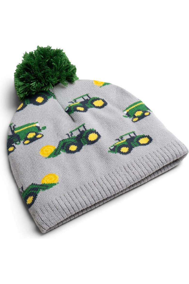 Fleece Lined Beanie Hat, Alternate, color, Cool Gray Green