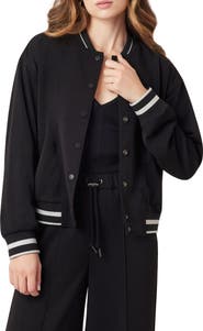 Scotch & Soda Stripe Trim Bomber Jacket
